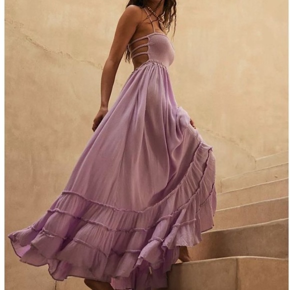 Free People Dresses & Skirts - Free People Lavender Maxi Dress